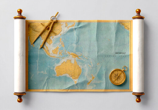 Map Mockup Template