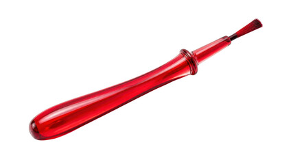 Fototapeta premium Red Shaker Instrument on Transparent Background