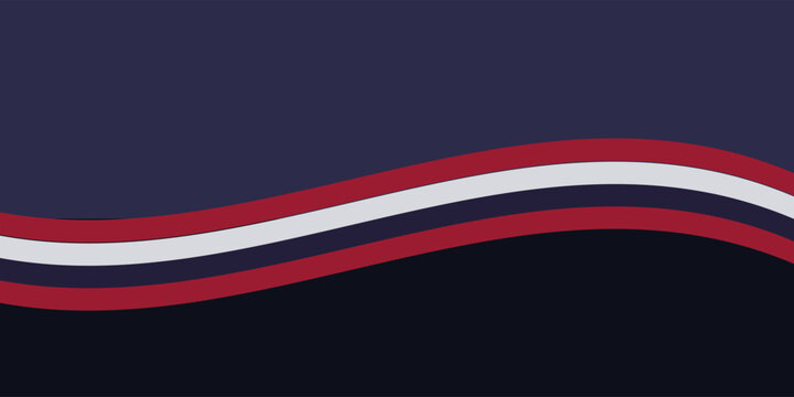 Thailand General Election Banner With Ballot Box National Colors And Democratic vector poster