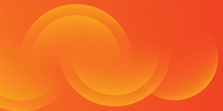 Abstract orange background with circles. Suit for banner, web, brochure, pamflet and presentation