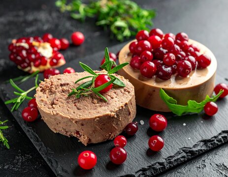 Wildpastete mit Preiselbeeren