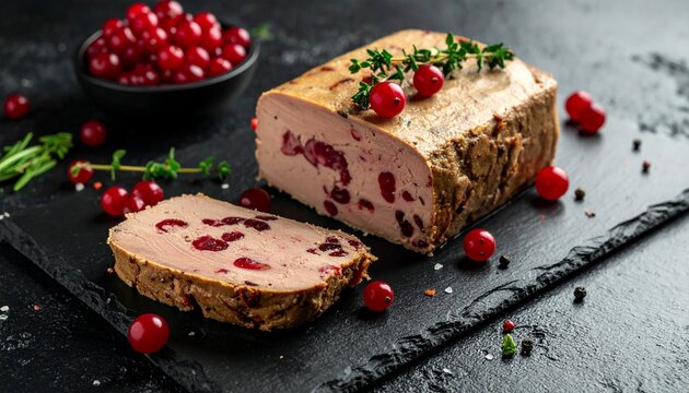 Wildpastete mit Preiselbeeren