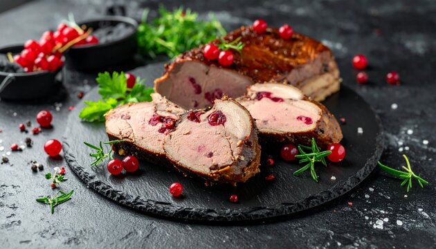 Wildpastete mit Preiselbeeren