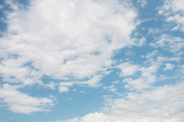 Obraz premium Cloud sunshine cyan view sky spring high beauty empty white blue weather gloomy smooth summer calm wide environment wind skyline texture climate cloudscape holiday wallpaper air soft abstract day