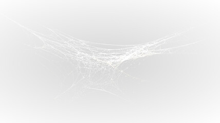 Obraz premium Creepy spider web isolated vector for Halloween decoration elements