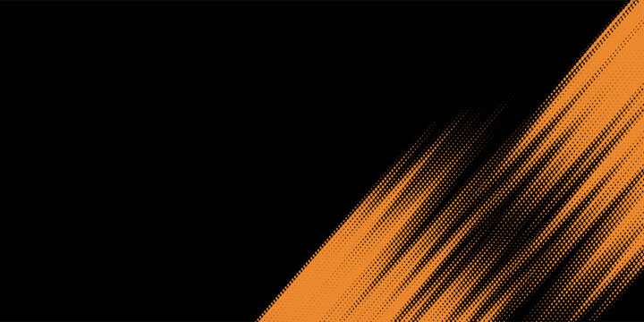 orange black brush Car sticker wrap pattern banner abstract sporty lines black orange color sport combination cover old simple art