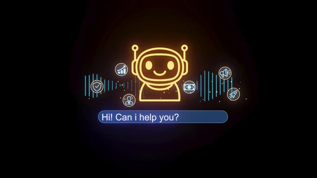 Chatbot interacts with users in a digital space during online communication
