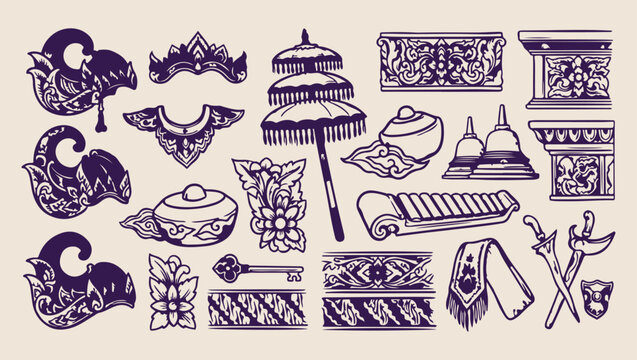 bali culture heritage temple pattern, iconic traditional balinese architecture background, beautiful bali temple art illustration, balinese cultural symbol travel print, sacred temple heritage sketch 
