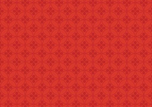 Lunar New Year Pattern - Red pattern design for Lunar or Chinese New Year.