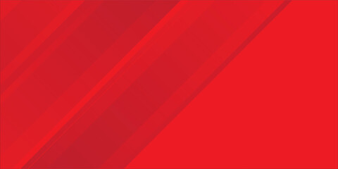 Obraz premium modern bright red gradient geometric shapes diagonal slanted banner background