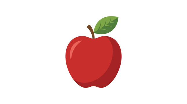 Red Apple Fruit Single Object.