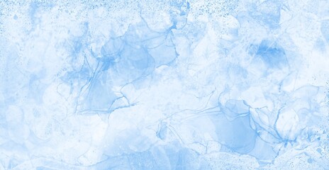 blue ice texture winter love blue grunge watercolor background scratch splash white effect on the...
