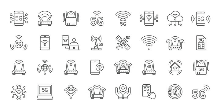 Hot spot, icons in line design. Hot spot, location, map, navigation, wifi, connection, internet on white background vector. Hot spot editable stroke icons