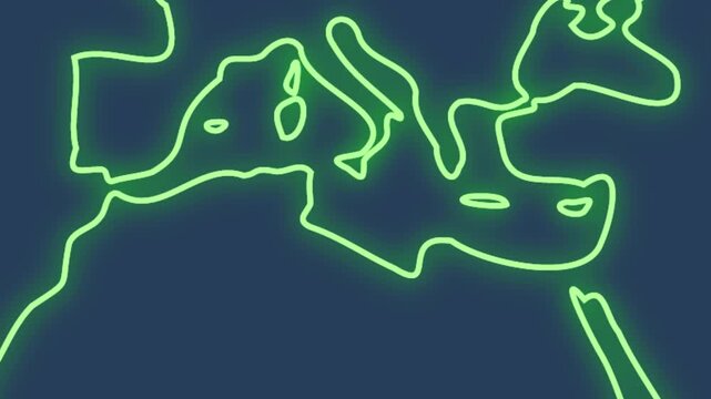 Malta Highlighted on World Map Animation, Country Location Reveal
