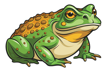 Fototapeta premium toad silhouette line art vector on white background