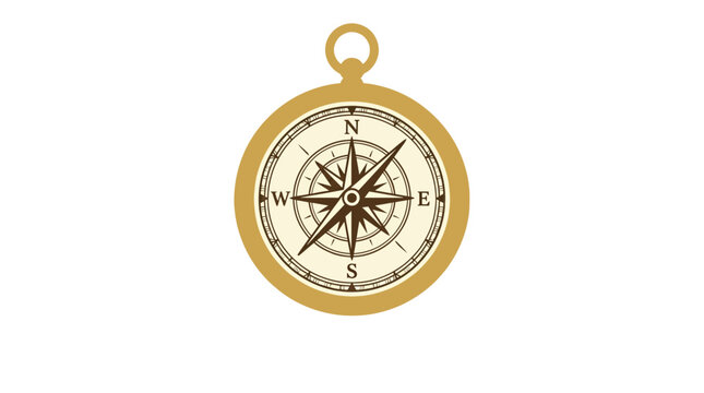 Golden Compass Navigation Tool Closeup.