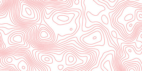 Seamless topography map background with contour curves and elevation lines. abstract terrain relief illustration and geographic cartography pattern design. © Vector Gallery