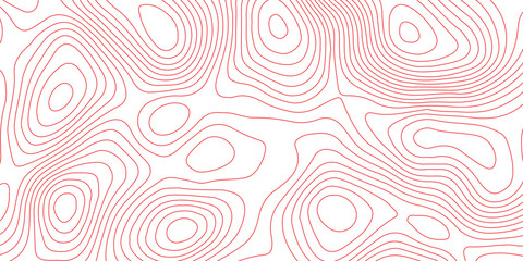 Seamless topography map background with contour curves and elevation lines. abstract terrain relief illustration and geographic cartography pattern design. © Vector Gallery