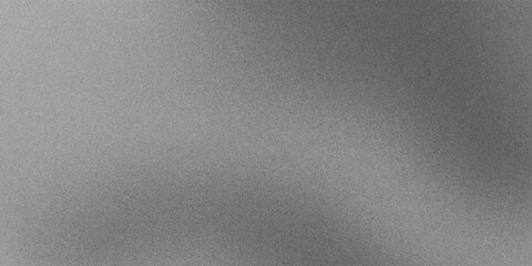 Grey gradient grain texture background gray black white monochrome smooth grainy backdrop design copy space © Asmai