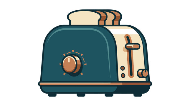 Vintage Style Toaster Appliance Kitchen.
