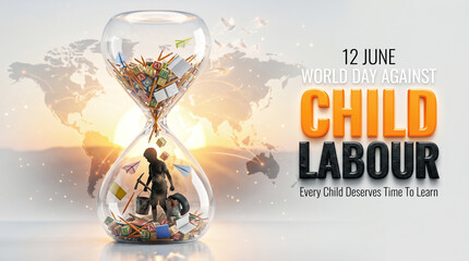 World day against child labour awareness poster