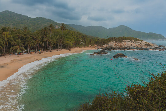 Playas del parque Tayrona de Santa marta.