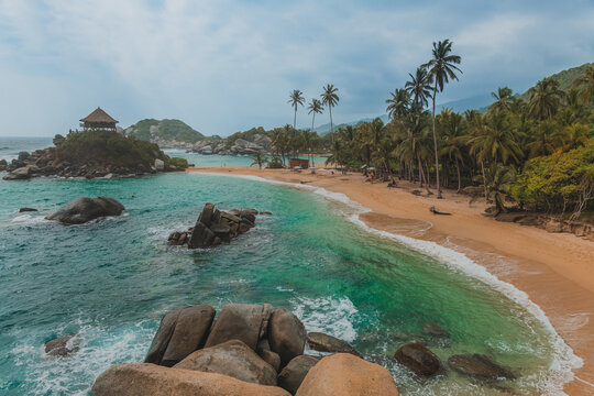 Playas del parque Tayrona de Santa marta.