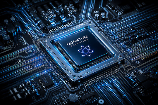 Quantum Computing Processor on Circuit Board