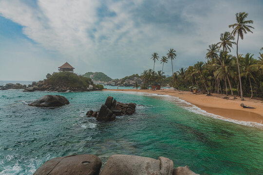 Playas del parque Tayrona de Santa marta.