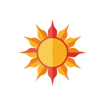Sun Icon Symbol Graphic Illustration.