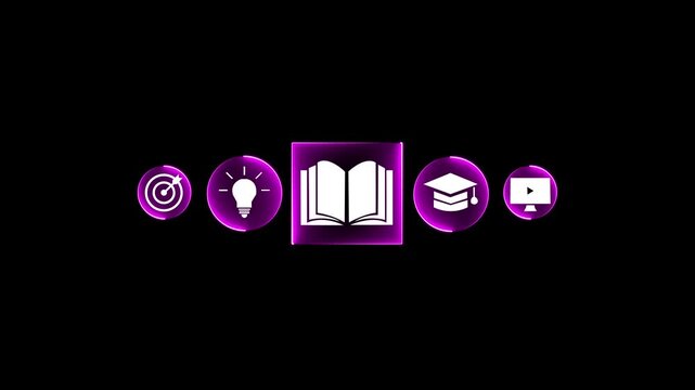 E-library and E-learning Concept, Person using laptop with virtual E-Book icons for online knowledge Base, Digital library, Access electronic books on Internet. Course education. Webinar technology