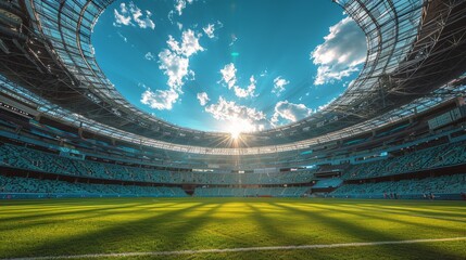 Obraz premium Cancha de soccer