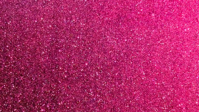 Shimmering hot pink glitter background, with sparkling texture