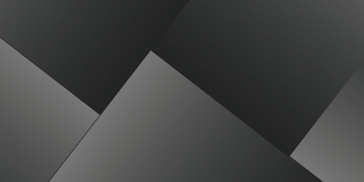 Black white dark gray abstract background. Geometric pattern shape. Line triangle polygon angle. Gradient. Shadow. Matte. 3d effect.