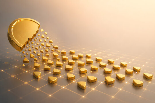 Gold Token Breaking Into Fractional Shares On Grid