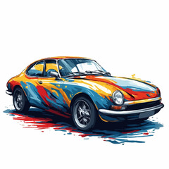 Obraz premium Car Design Painting Very Cool