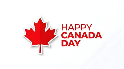 Fototapeta premium Happy Canada Day Celebration Background