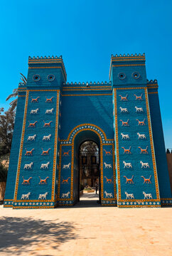 Explore the Ishtar Gate in Babylon Iraq showcasing ancient architectural marvels