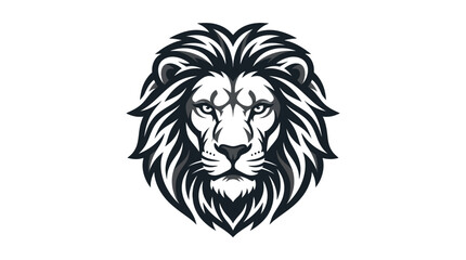 Obraz premium lion head vector illustration