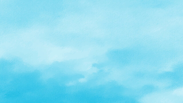 soft abstract watercolor blue gradient background with fluid artistic texture blending light and deep blue tones for design use