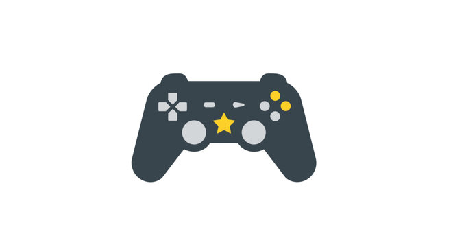 Black video game controller device.