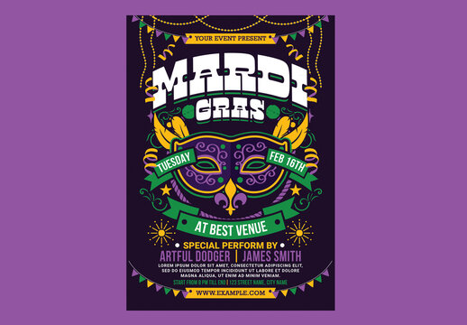 Mardi Gras Flyer