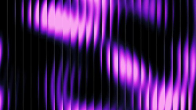 Abstract purple waves motion background with vertical lines creating a smooth glowing digital texture for modern creative video projects
