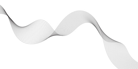 Fototapeta premium Dynamic Wave Line Texture, Abstract Flowing Ribbon Pattern for Banner, Wallpaper and Contemporary Artwork.