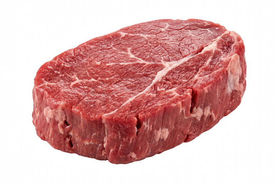 Fresh Raw Filet Mignon Beef Steak with Marbling