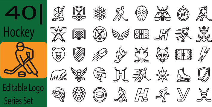 Hockey Icon Set