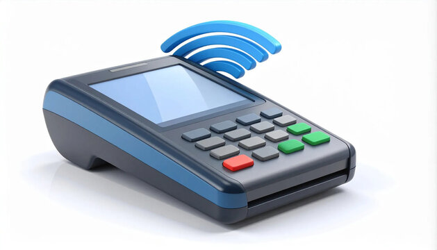 Contactless card reader icon isolated on white background