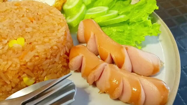 American Fried Rice Recipe for Lunch