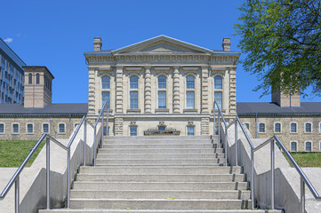 Naklejka premium Heritage building of colonial Don Jail building, Toronto, Canada