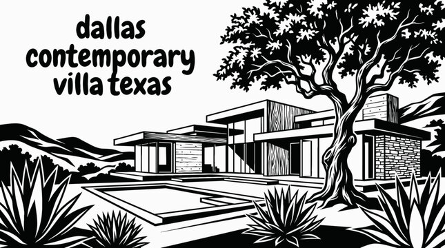 dallas contemporary american villa luxury residence architecture estate residential property lifestyle neighborhood exterior landscape